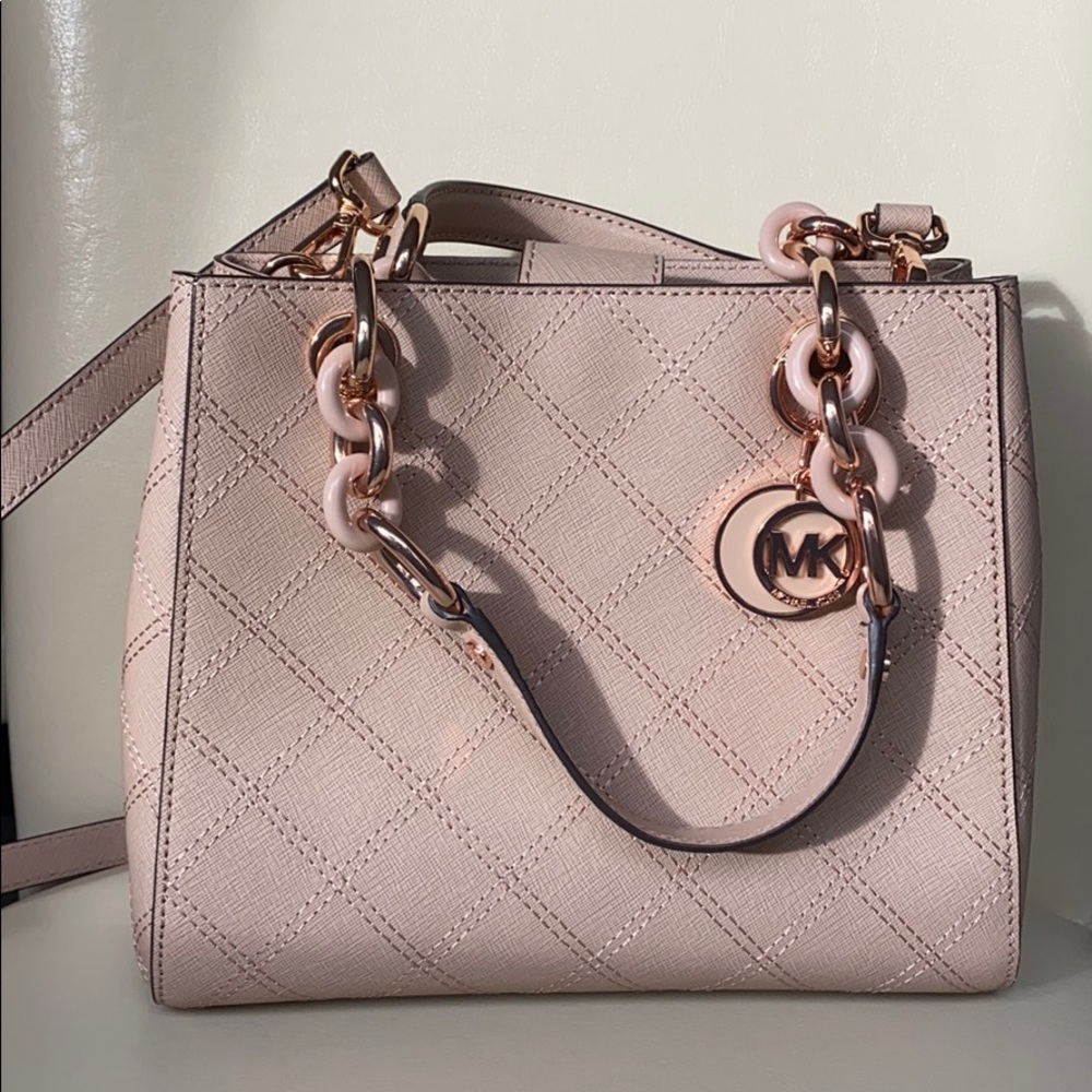 Michael Kors Rose Gold Small Satchel